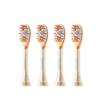 Oclean Easy Clean Electric Toothbrush Heads - Orange - 4 Count