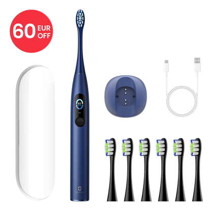 Oclean X Pro Premium Bundle - Blå 60 EUR OFF