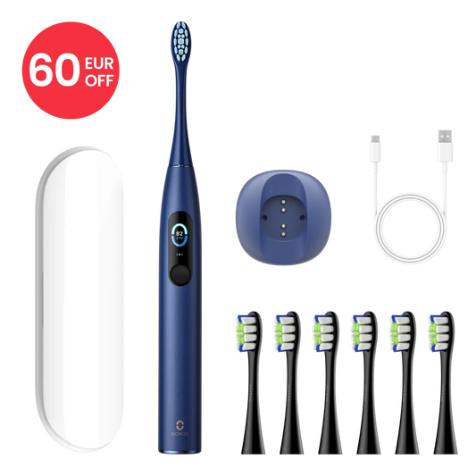 Oclean X Pro Premium Bundle - Blå 60 EUR OFF