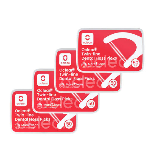 Oclean Twin-line Dental Floss Picks - 4ct